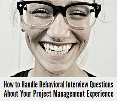 Project manager interview questions image.