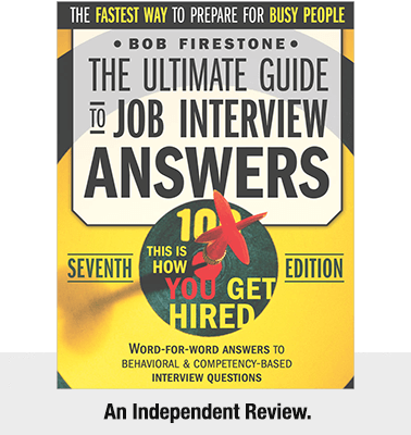 Ultimate guide to job interview answers ebook by bob firestone